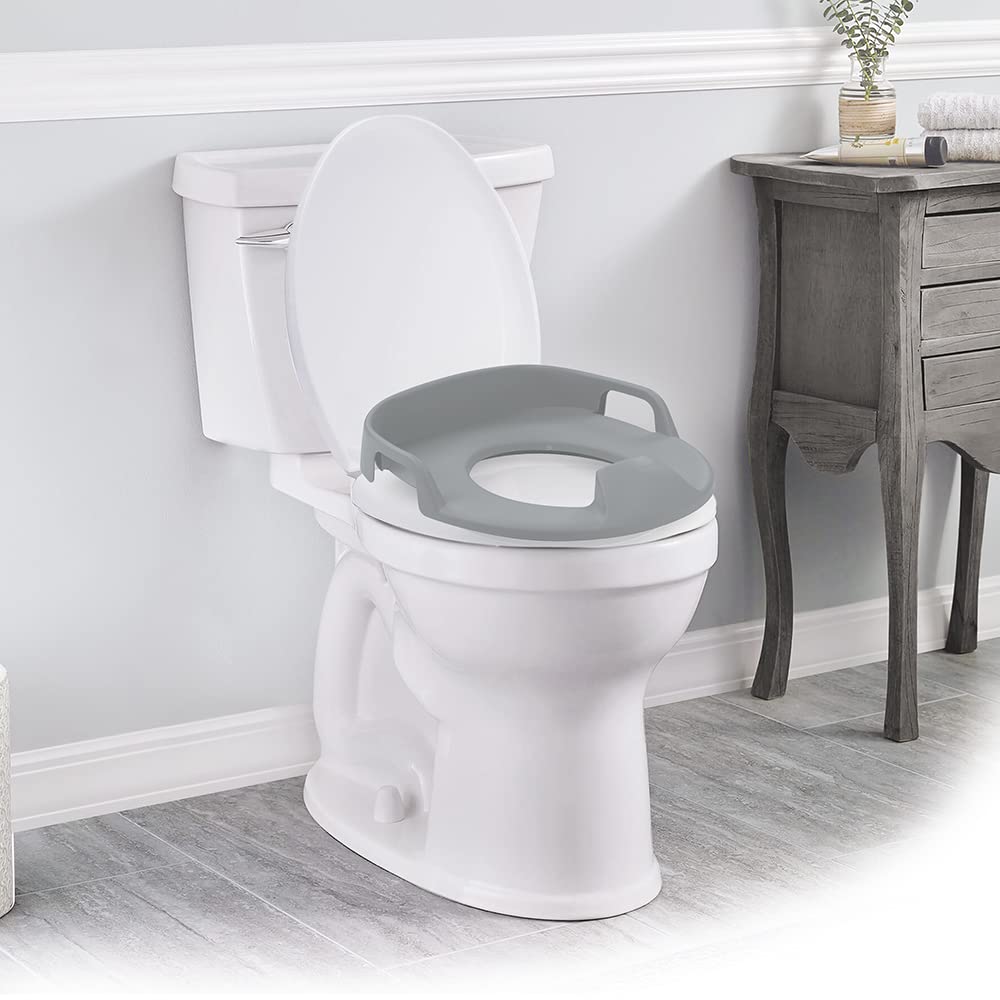 Plaspot educativo Dolu 3-in-1 con reductor de inodoro blanco gris