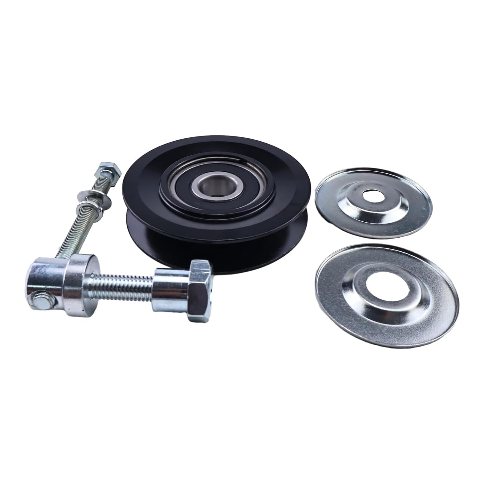 Polea de compresor de aire acondicionado 4346770 AT213915 compatible con John Deere 75D 75G 85D 85G 120C 120D 130P 130G 135P 135C 135D 135G 160P 160C 160D 160G 180C 180G 190DW 190GW