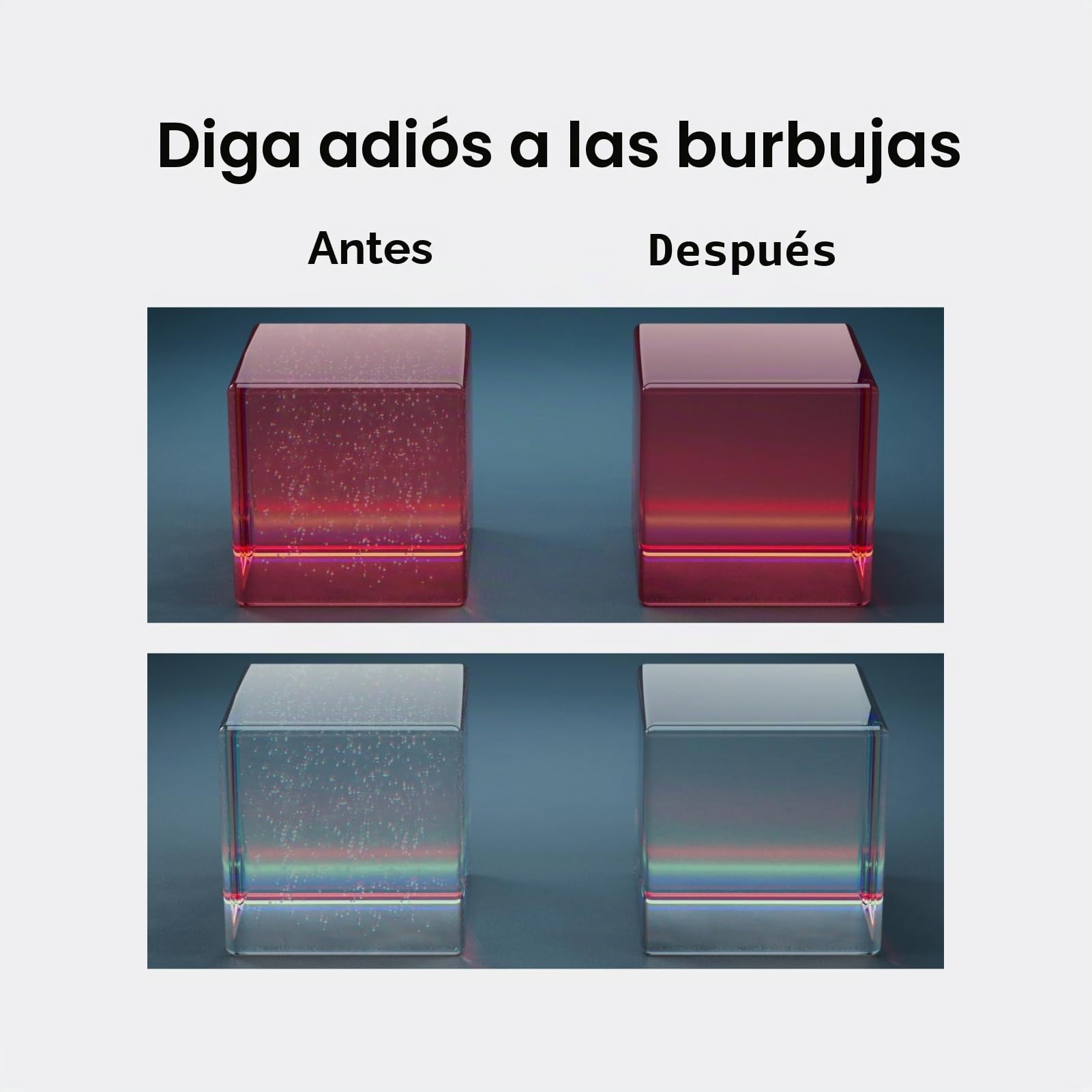 Resiners Eliminador de Burbujas de Resina, Elimina rápidamente Las Burbujas en 9 Minutos, cámara de desgasificación al vacío de 95 kPa, máquina sin Aire de Resina epoxi para Manualidades