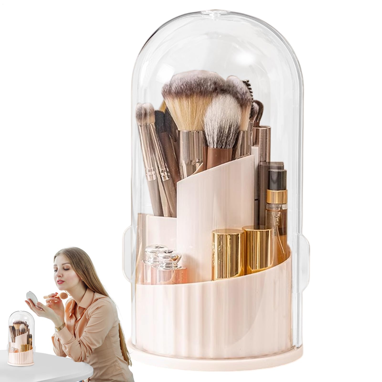 Organiseur de pinceaux de maquillage pour protéger vos pinceaux de la poussière