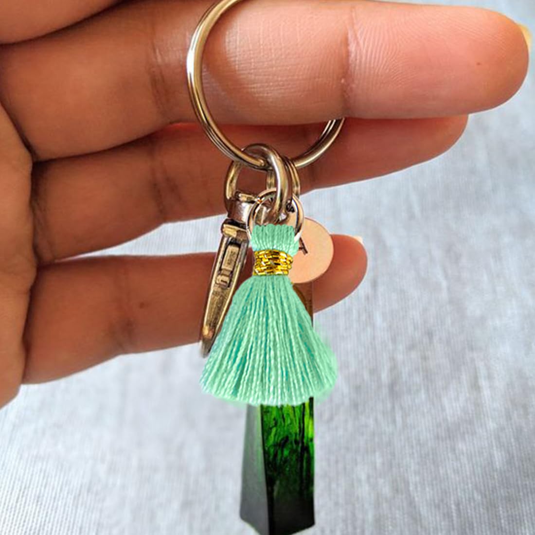 50 Nappine Decorative Colorate - Per DIY, Gioielli, Segnalibri E Accessori