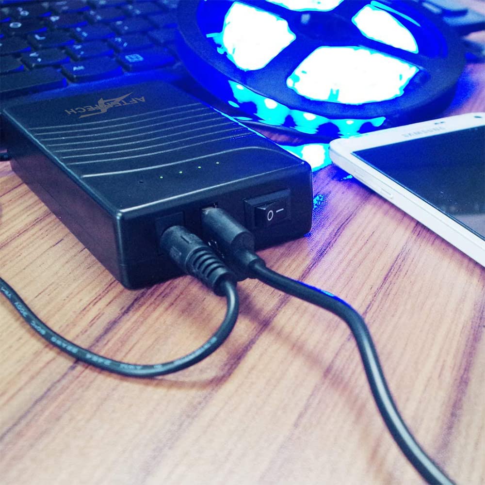 AFTERTECH MINI UPS POWERBANK PAKIET BATERII LITOWY LI-ION 12 V 3000 mAh 36wh + wyjście USB D4E2