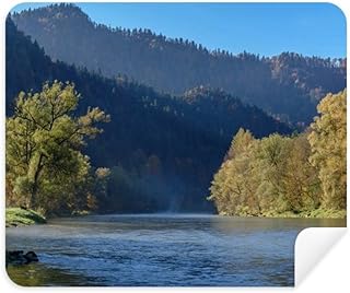 River Mountain Hill Forest Reflection Water Cleaning Cloth Screen Cleaner 2pcs Suede Fabric