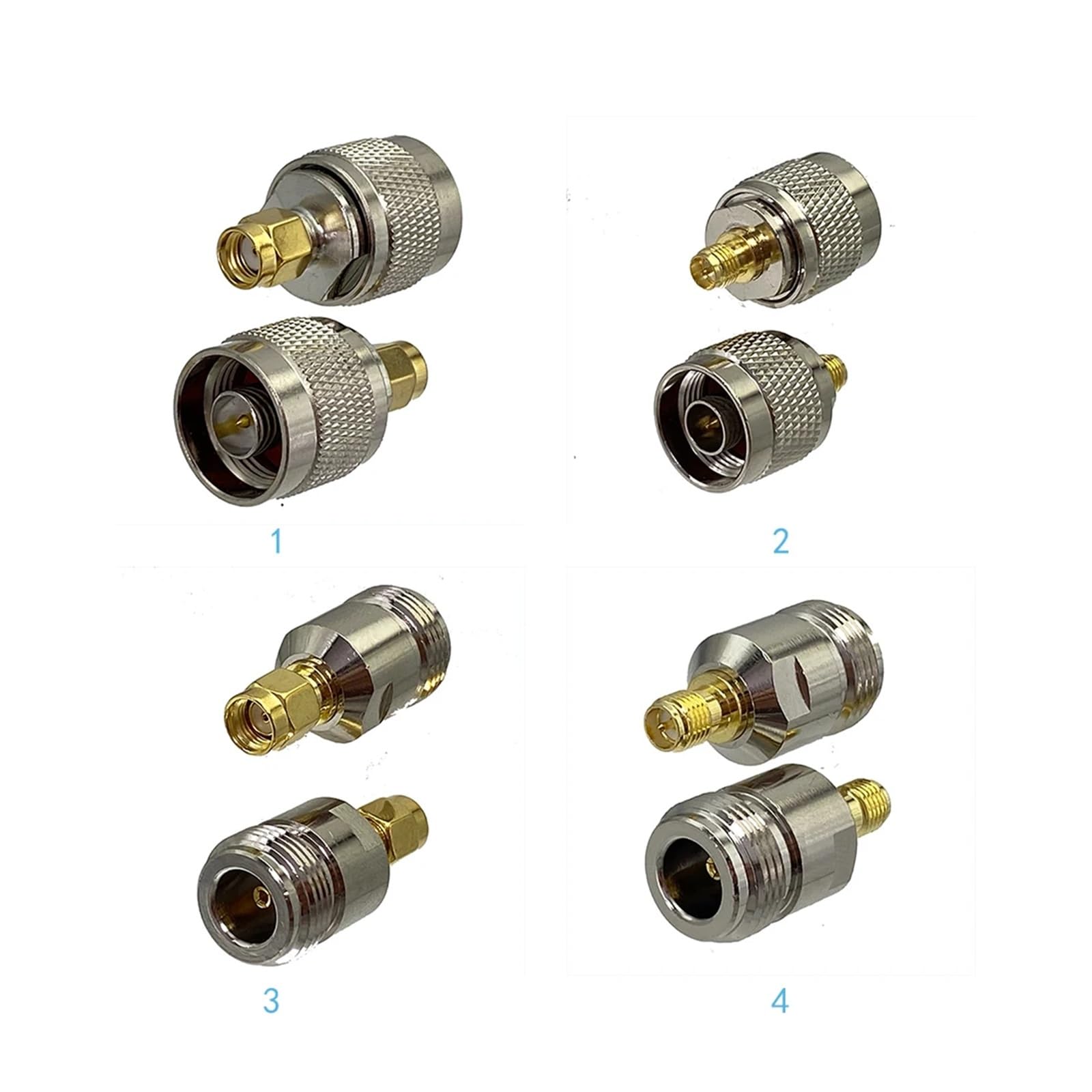 Convertitore Adattatore Kit Connettore SMA A N Da 10 Pezzi