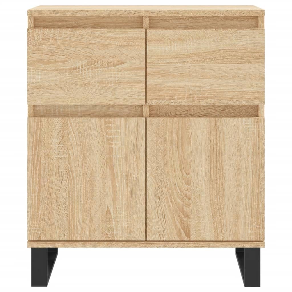 Dressoir met lade Sonoma Eiken 66 x 34,5 x 95 cm Bewerkt hout