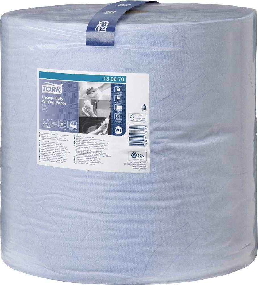 130070 H/duty Paper 430 - Rotolo gigante a 2 veli, colore: Blu (SGL)