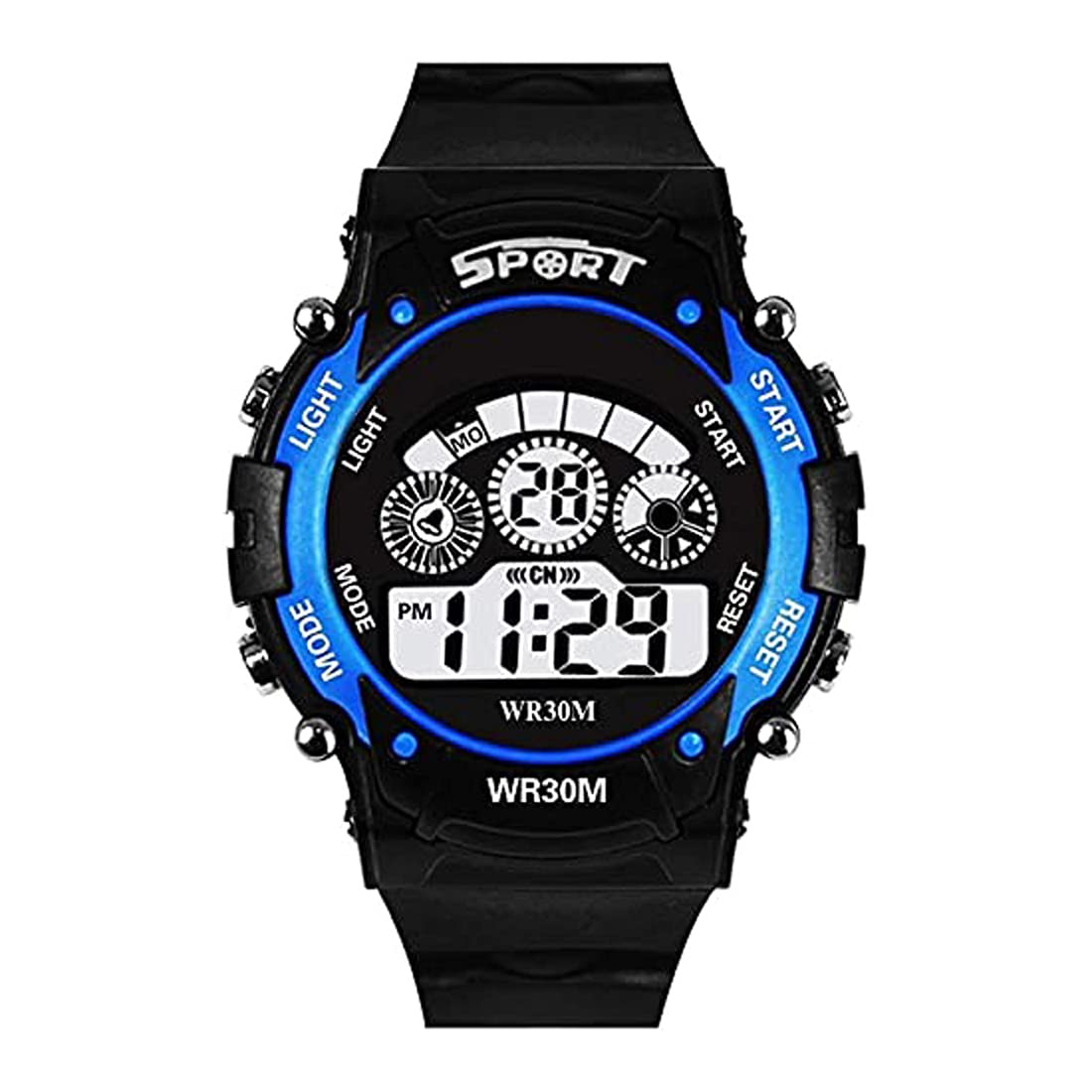 SWADESI STUFF Multi Function Sports Digital Kids Watch for Boys & Girls (Blue, Silicone) (B099WY9PMH) Amazon Price History, Amazon Price Tracker
