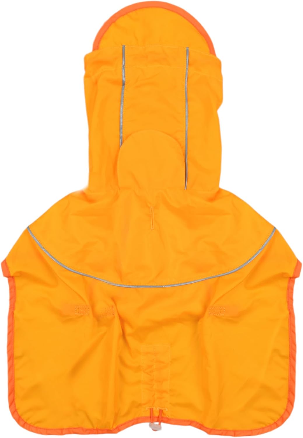 Puppia Rainlite Dog Poncho Hooded Waterproof Adjustable Lightweight Rain Jacket Poncho for Small and Medium Dogs, Yellow, X-Large