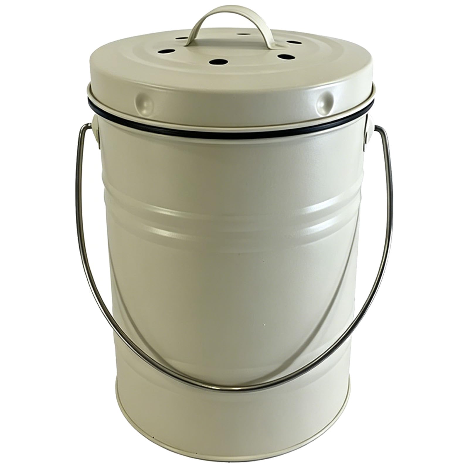 OUNONA Composteur de Cuisine pour Plan de Travail : Petit Seau à Compost avec Couvercle et poignée - Conteneur à déchets Alimentaires inodore - Seau à Compost pour déchets ménagers et Autres,
