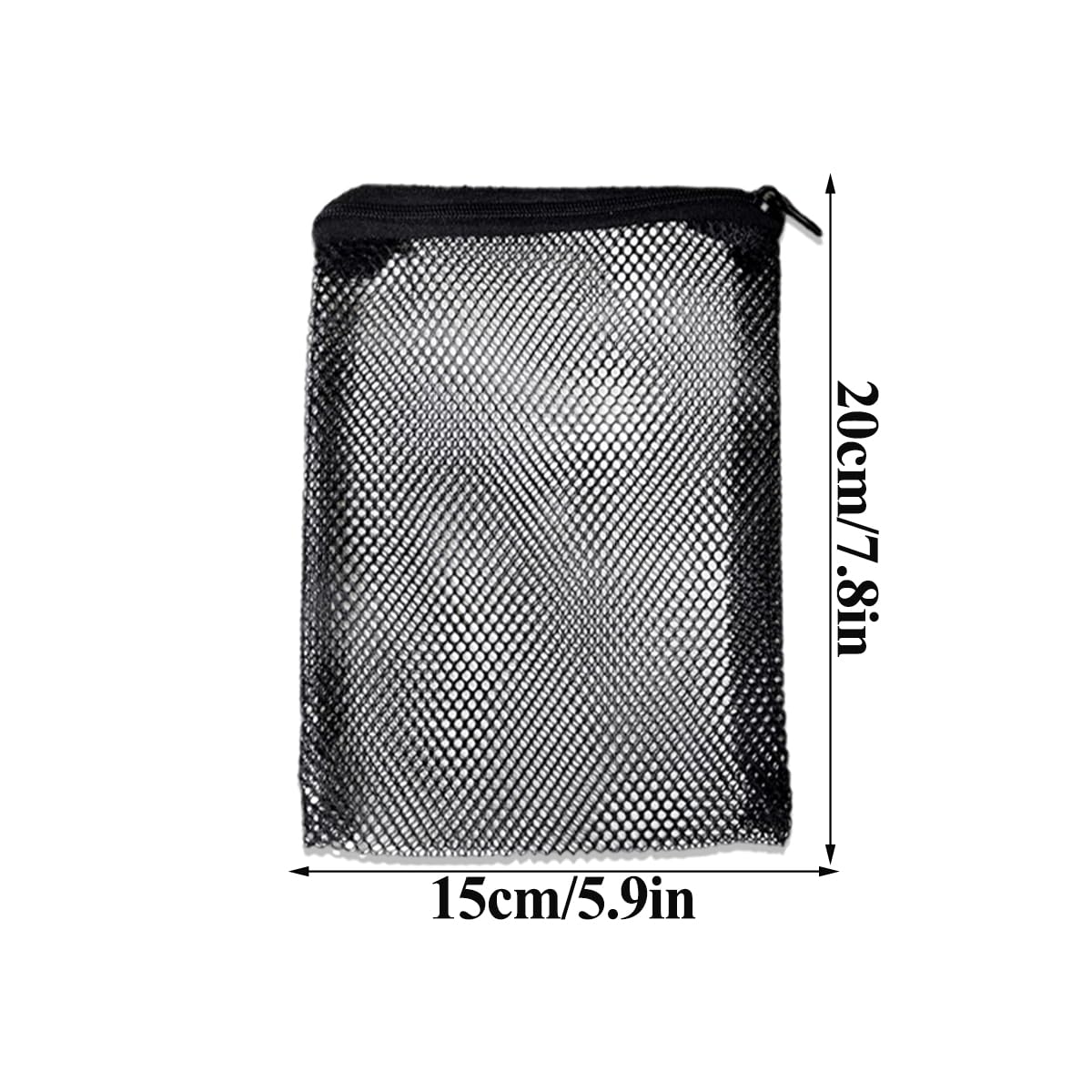 Ainvhh 24 PCS Aquarium Media Bags Reusable Filter Bag Mesh Aquarium Filter Media Bag with Plastic Zipper for Activated Carbon Filter Stones Ceramic Rings for Aquarium Pond Filters - Image 2