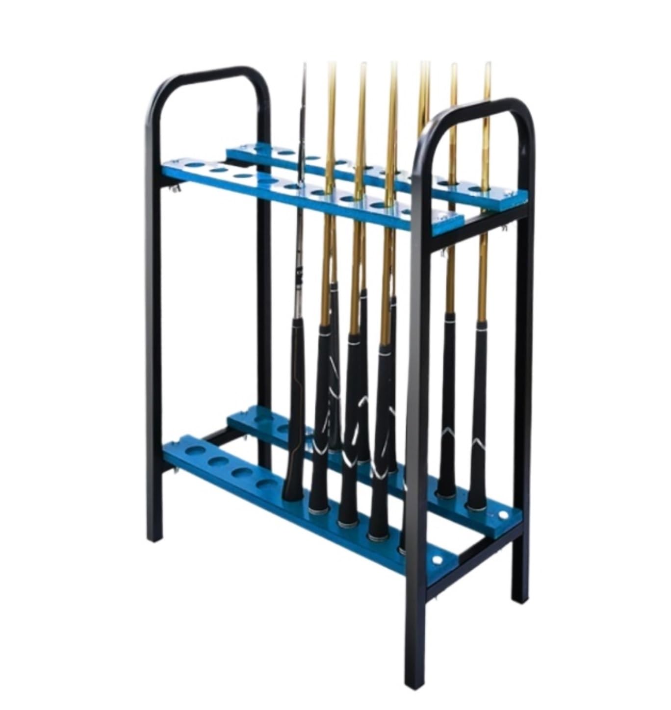 MHbdfsxz Golf Club Organizer For Indoor Outdoor Indoor Golf Club Rack Organiser Holds 18 Clubs Wood Putter Holder For Stores Golf Course Accessories