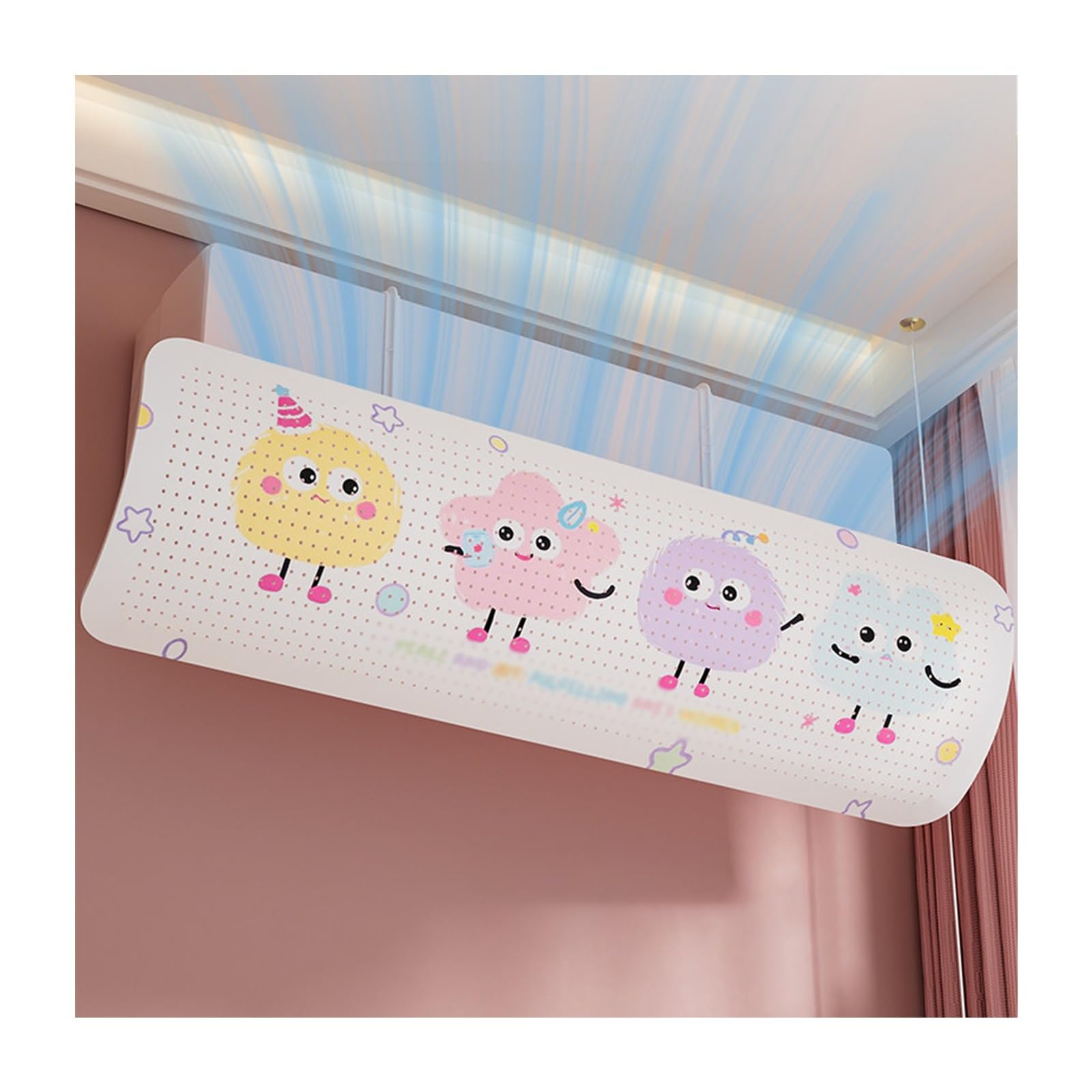 YFAURNDE Air Deflector for Window Ac Unit, Window Air Conditioners Windshield Universal, Prevents Cold Air From Blowing Directly; Suitable for Homes and Offices.(G)