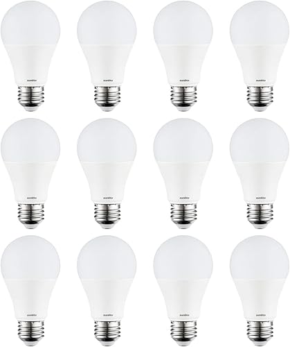 Sunlite 41804-SU - Bombilla LED A19, no regulable, 11 W (equivalente a 75 W), 1100 lúmenes, base mediana (E26), certificación UL, 2700 K blanco