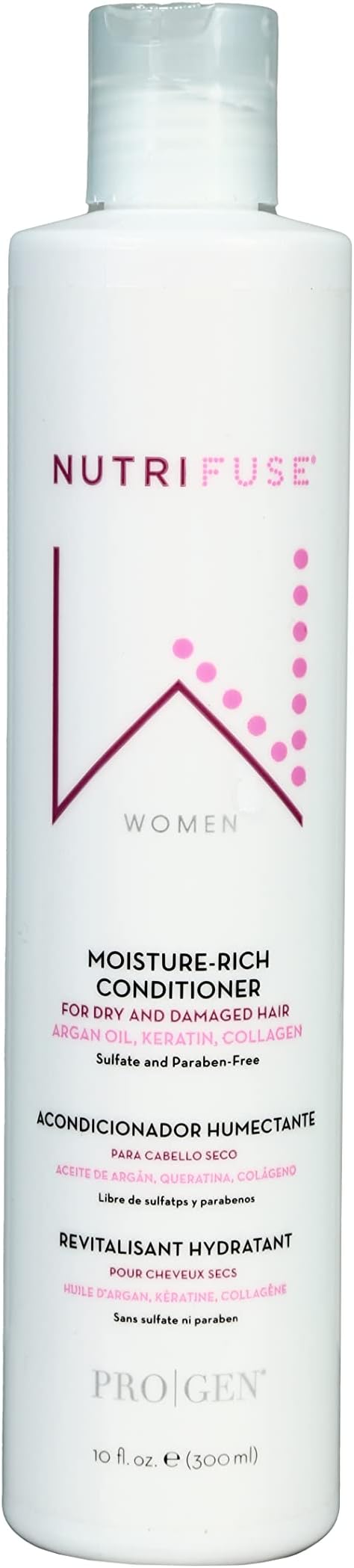 NutrifuseWomen Moisture Rich Conditioner Sulfate-Free and Paraben-Free 10 Fl. Oz (300ml)