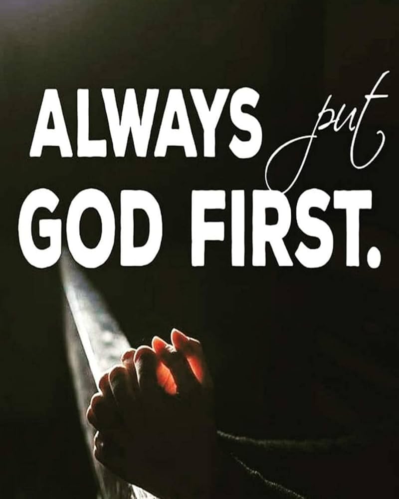 Always Put God First: Your personal notebook to help with