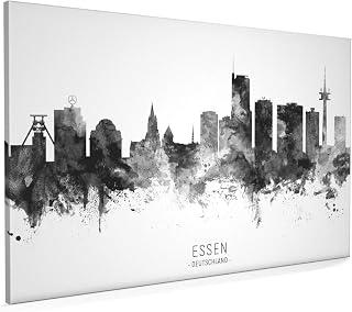 Essen Germany Skyline Box Canvas Print with City Name -11641