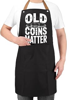 Old Coin Matter Funny Kitchen Aprons For Mens