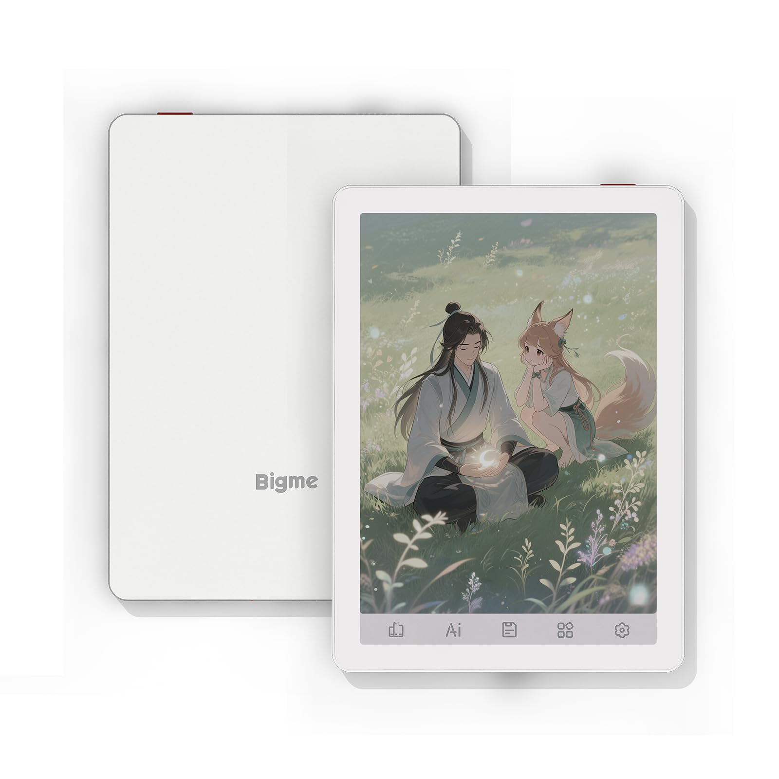 Bigme B6 Color E-Reader, Colour eBook Readers 6 Inch E-Ink eReaders Digital ePaper Tablet with Android 14, 4GB+64GB, Adjustable Front Light eReader Device with Audiobook Translator Voice Recorder