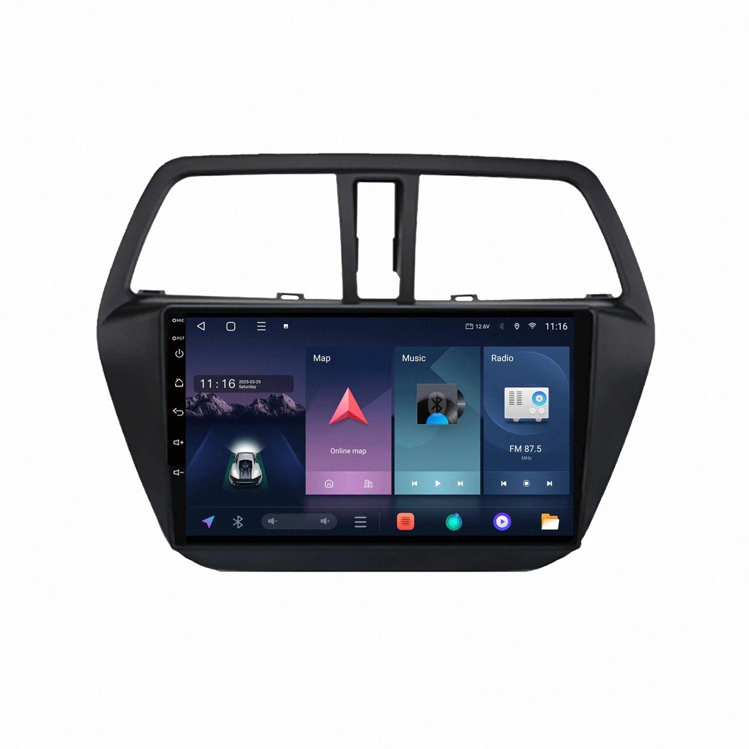 Radio 2 DIN para Suzuki SX4 S-Cross 2012-2016 con GPS y Bluetooth 8