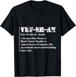 Veteran Definition T-Shirt