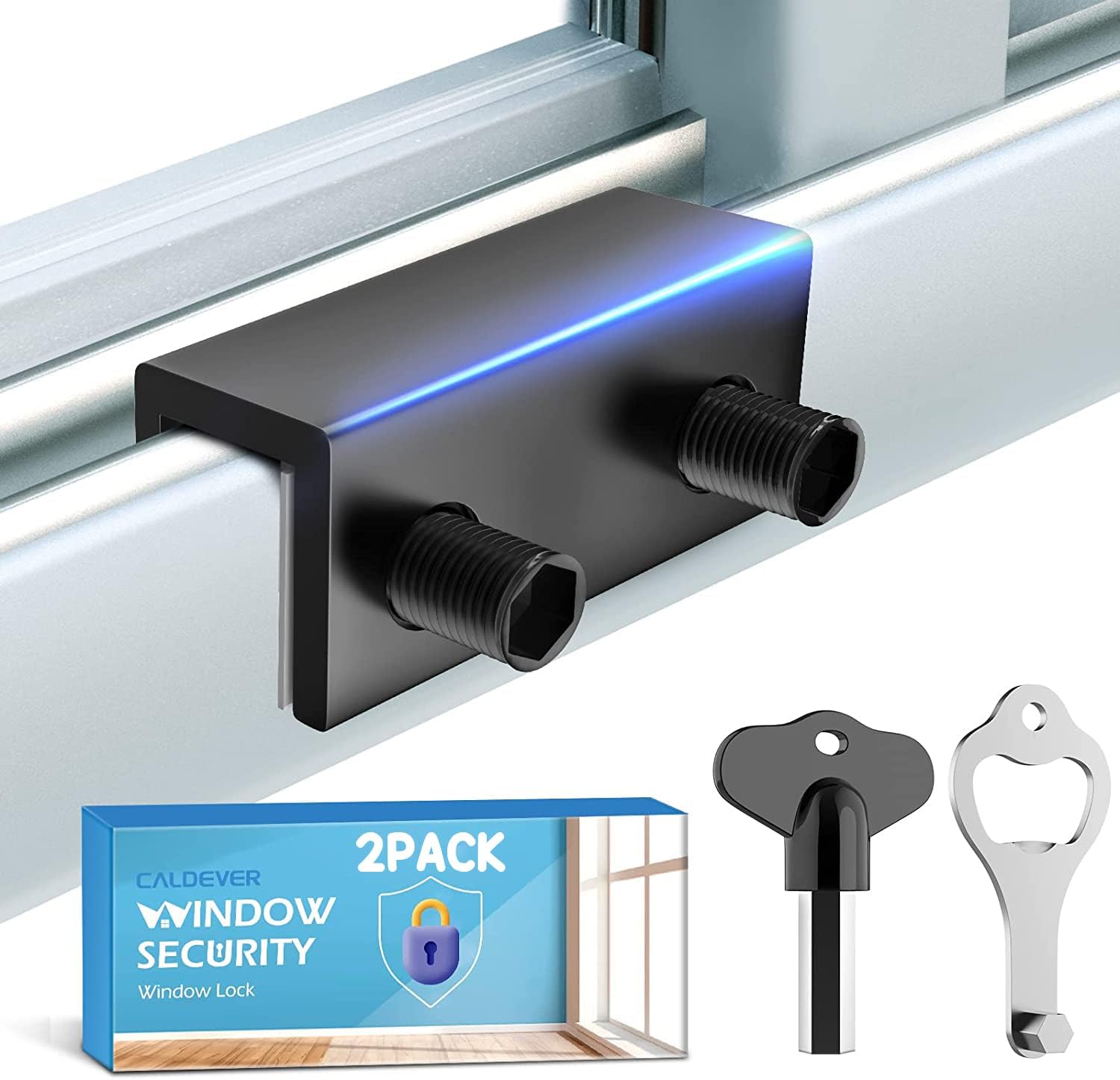 Sliding Window Door Lock Security - 2 Pack Windows Lock for Child ...