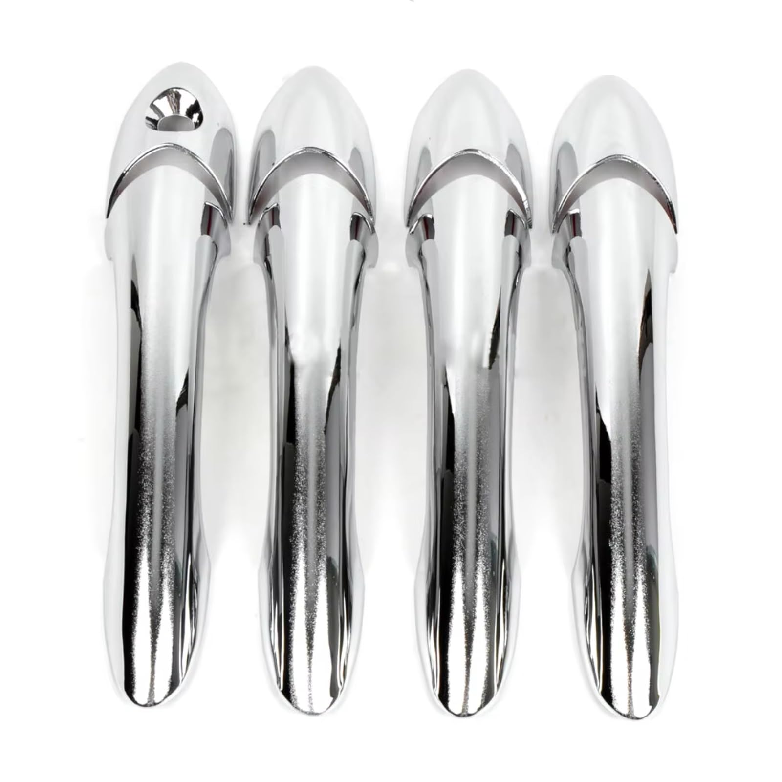 Dspolimv One Color Outer Door Handle Cap Compatible With Hyundai For Sonata I45 Yf 2011 2012 2013 2014 4 Sets Chrome Door Handle Cover Trim Moulding Abs Car Parts