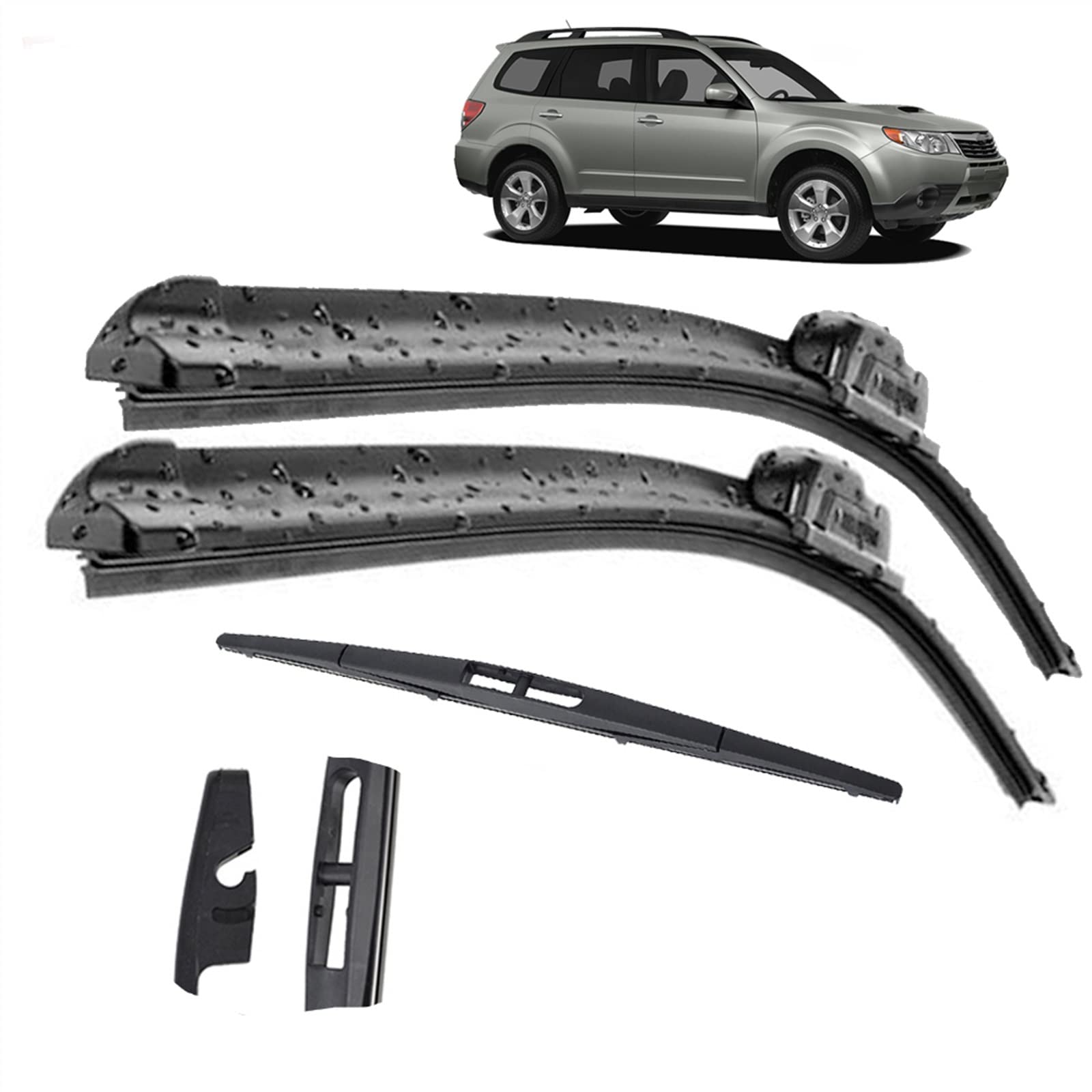 Kit essuie-glace Subaru Forester SH 2007-2012 avant arrière