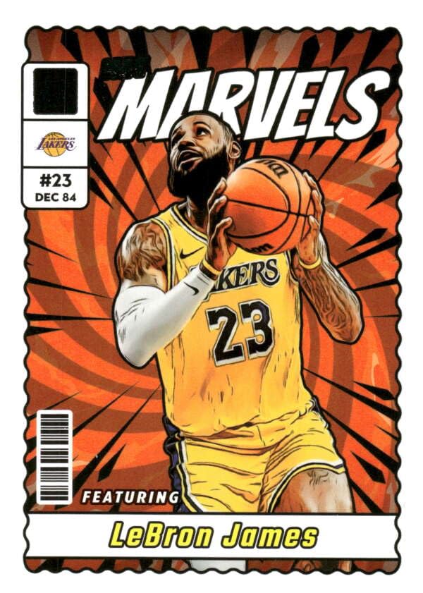 lebron marvels card