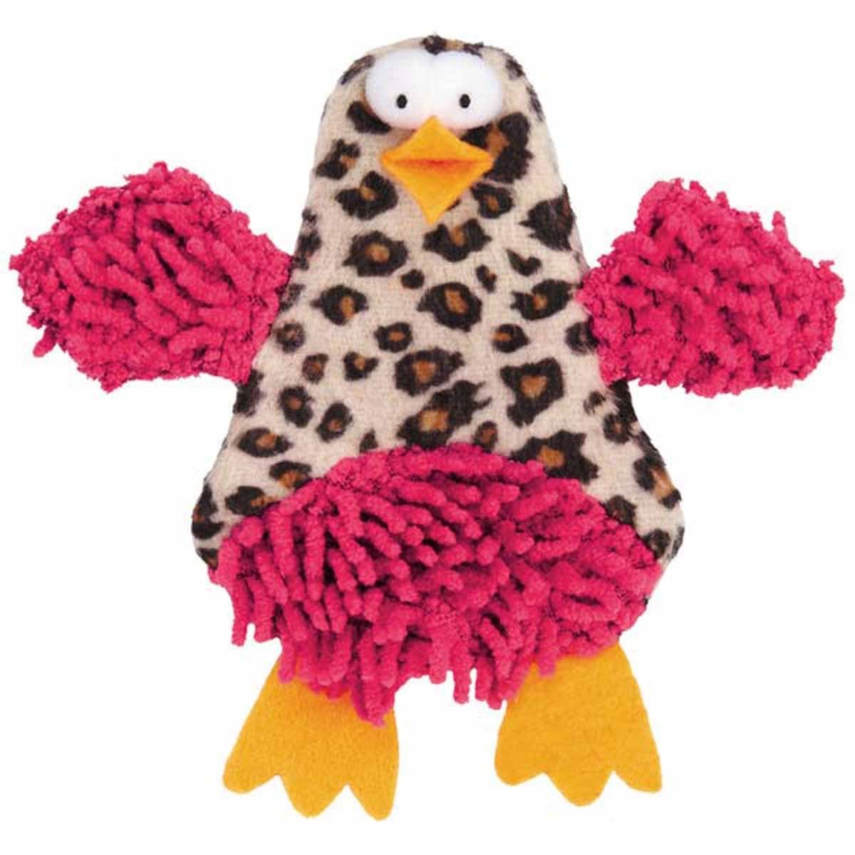 Savvy Tabby Crinkle Chick Cat Toys, Pink, 5