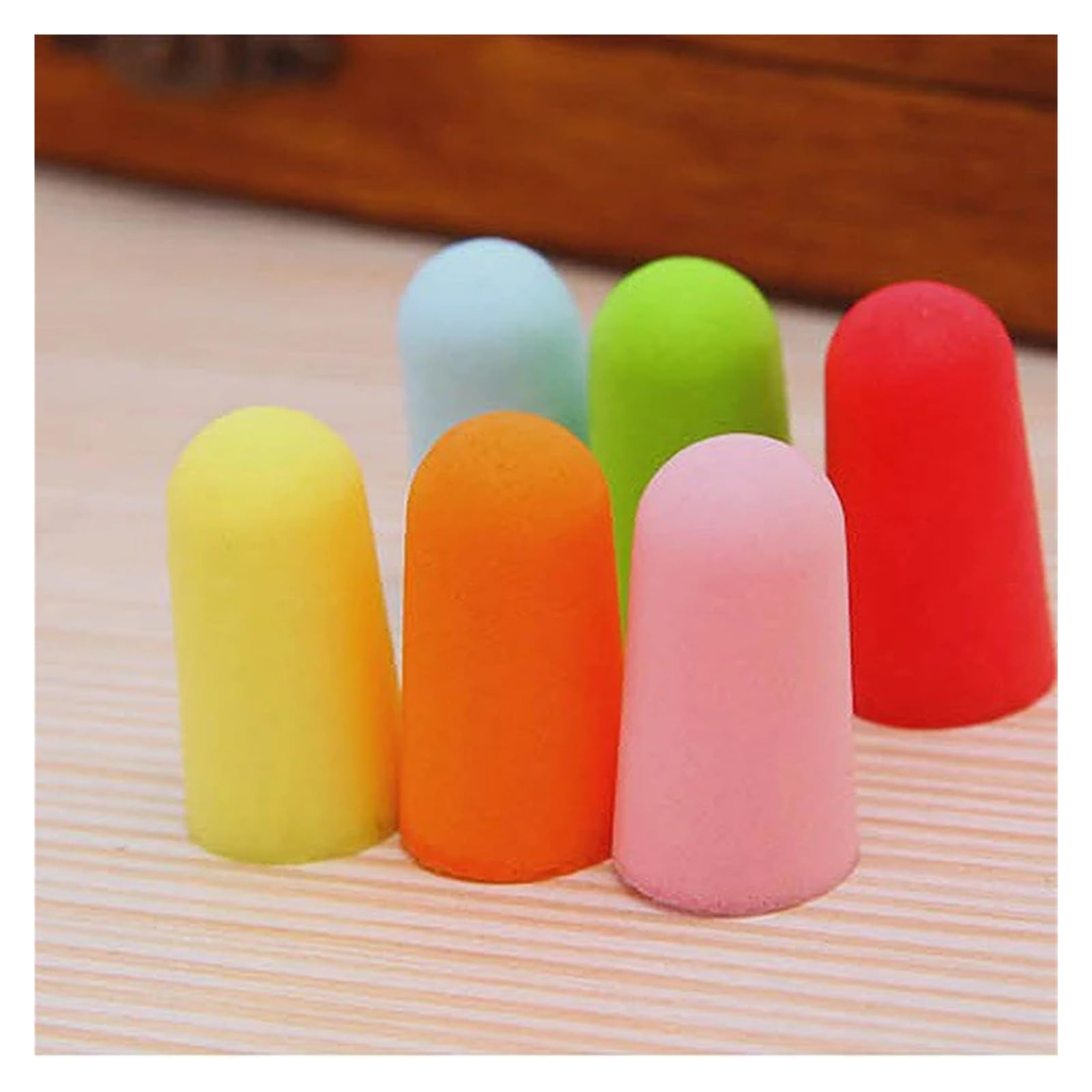 Tapones for los oídos, tapones for los oídos Tapones for los oídos insonorizados Tapones for los oídos for dormir Silencio especial Suave Rebote lento Protección antirruido Tapón for los oídos(Red1)