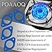 POAAOQ Burner Gasket, 2-11/16 x 1-3/4 inches, Compatible with American Range Equipment,Replacement Number Part A14039,Blue, 4-Pack