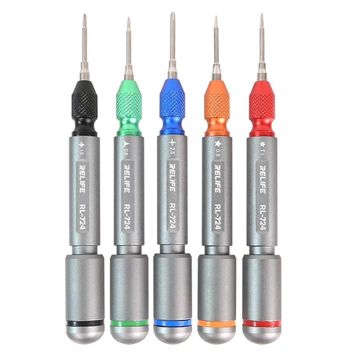 Relife Rl-724 High Precision 5Pc Torque Screwdriver Set For Phone Repair 9145584622802