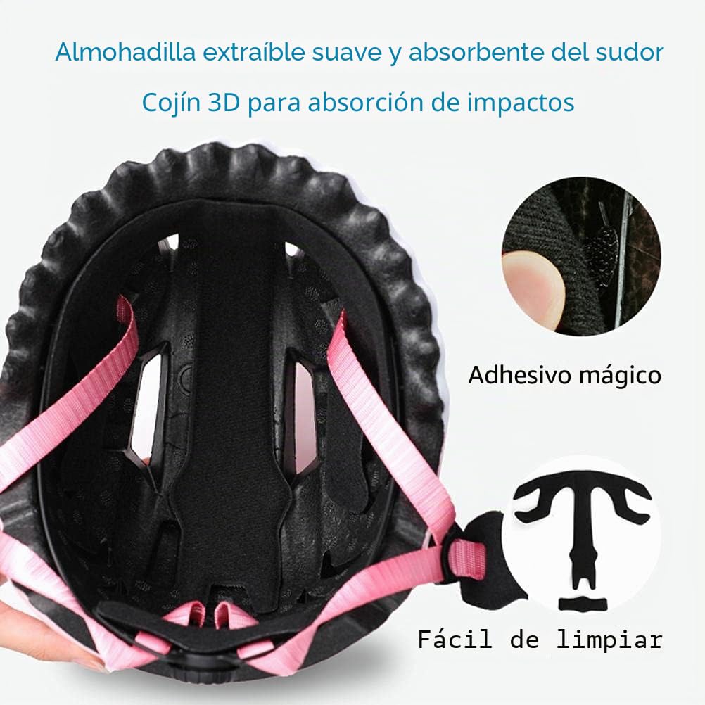 Casco de Ciclismo para Niños, Lindo Casco de Tiburón, Casco de Bicicleta para Niños de 3, 4, 5, 6, 7 y 8 Años, Casco de Patineta, Casco de Scooter