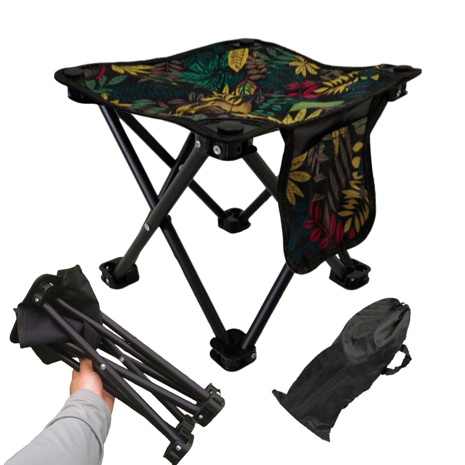 Tabouret de camping portable et robuste pour adulte et randonnée