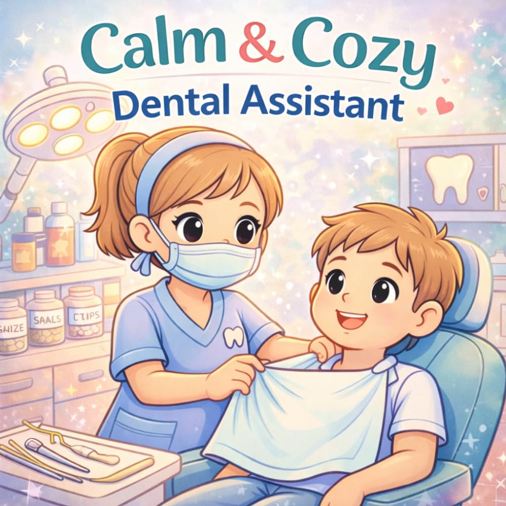 Calm & Cozy: Dental Assistant: Coloring Book for Adults | Stress Relief Gift for Dental Assistants