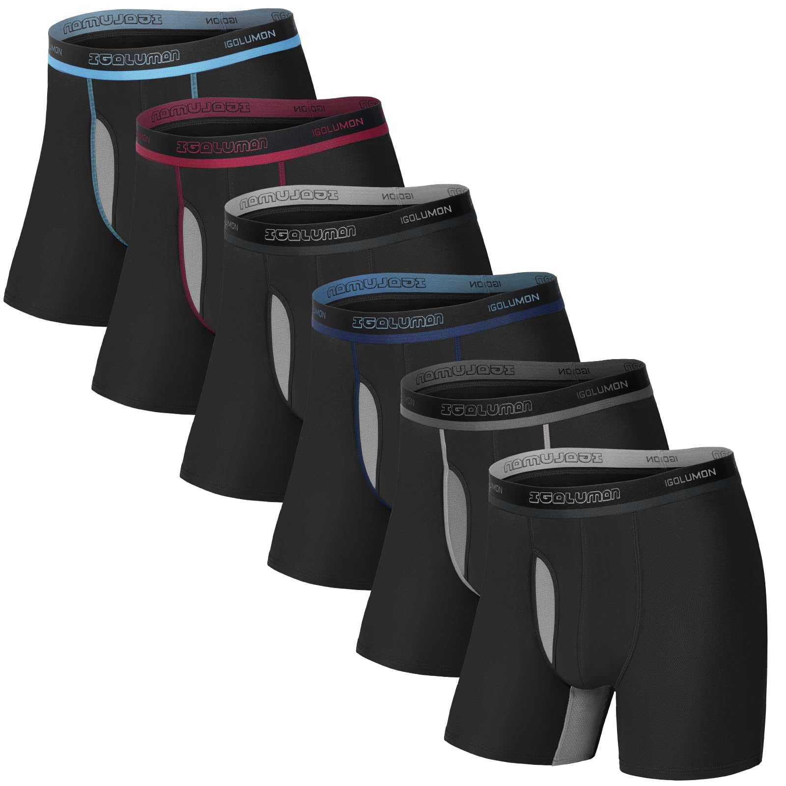 IGOLUMON Bamboo Rayon Boxer Briefs