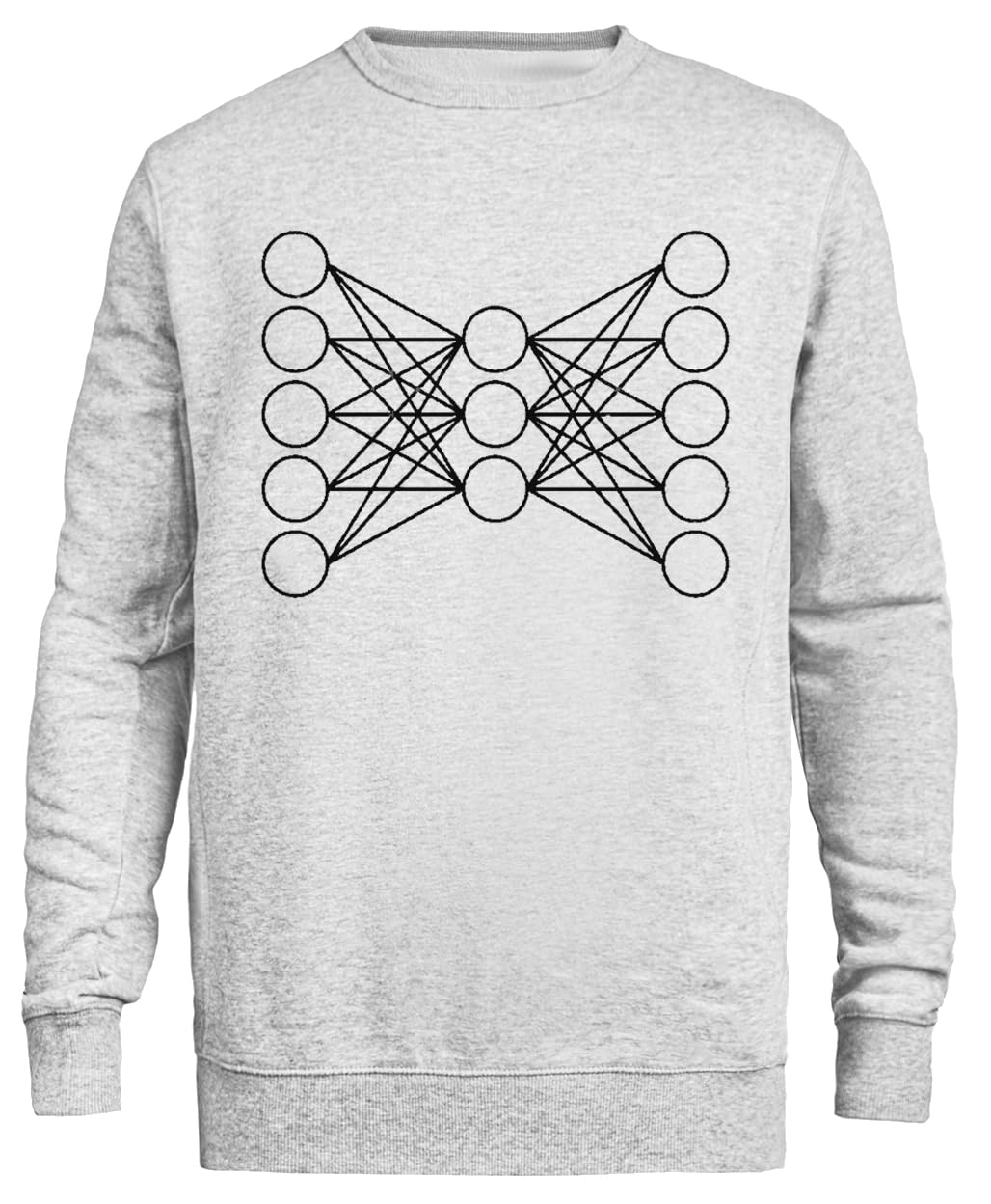 Autoencoder Unisex Szary Sweter Ekologiczny Unisex Grey Sweatshirt Eco-Friendly Crewneck