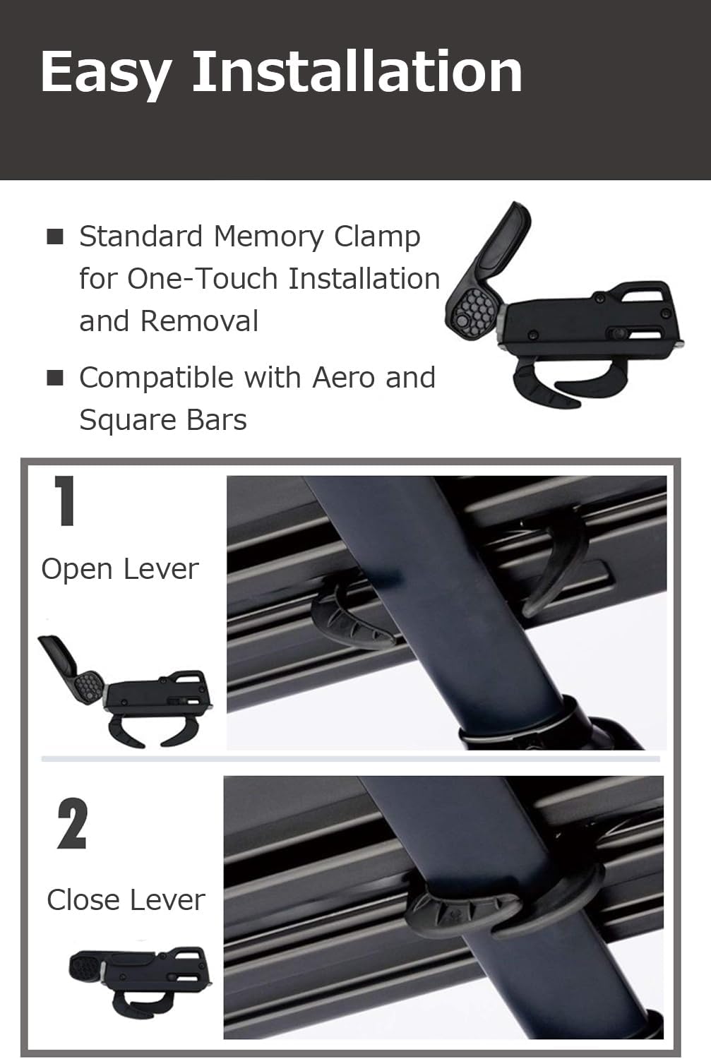INNO Roof Top Cargo Basket - Black, 5 kg, Stainless Steel, Handlebar Mount