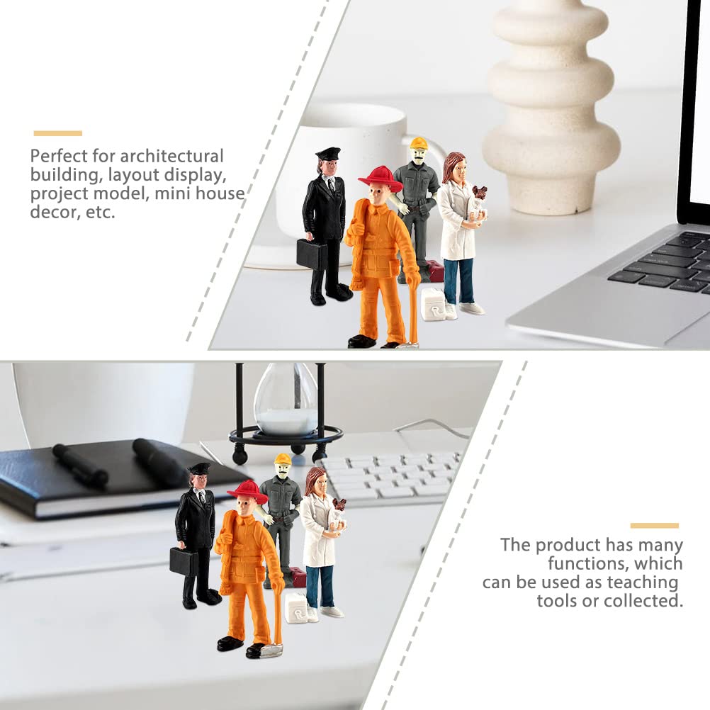TOYANDONA Sand Tray Miniatures 1 Set Imitated People Figurines People Scale Figurines Miniature Scale Figures Miniature Toys - Image 2