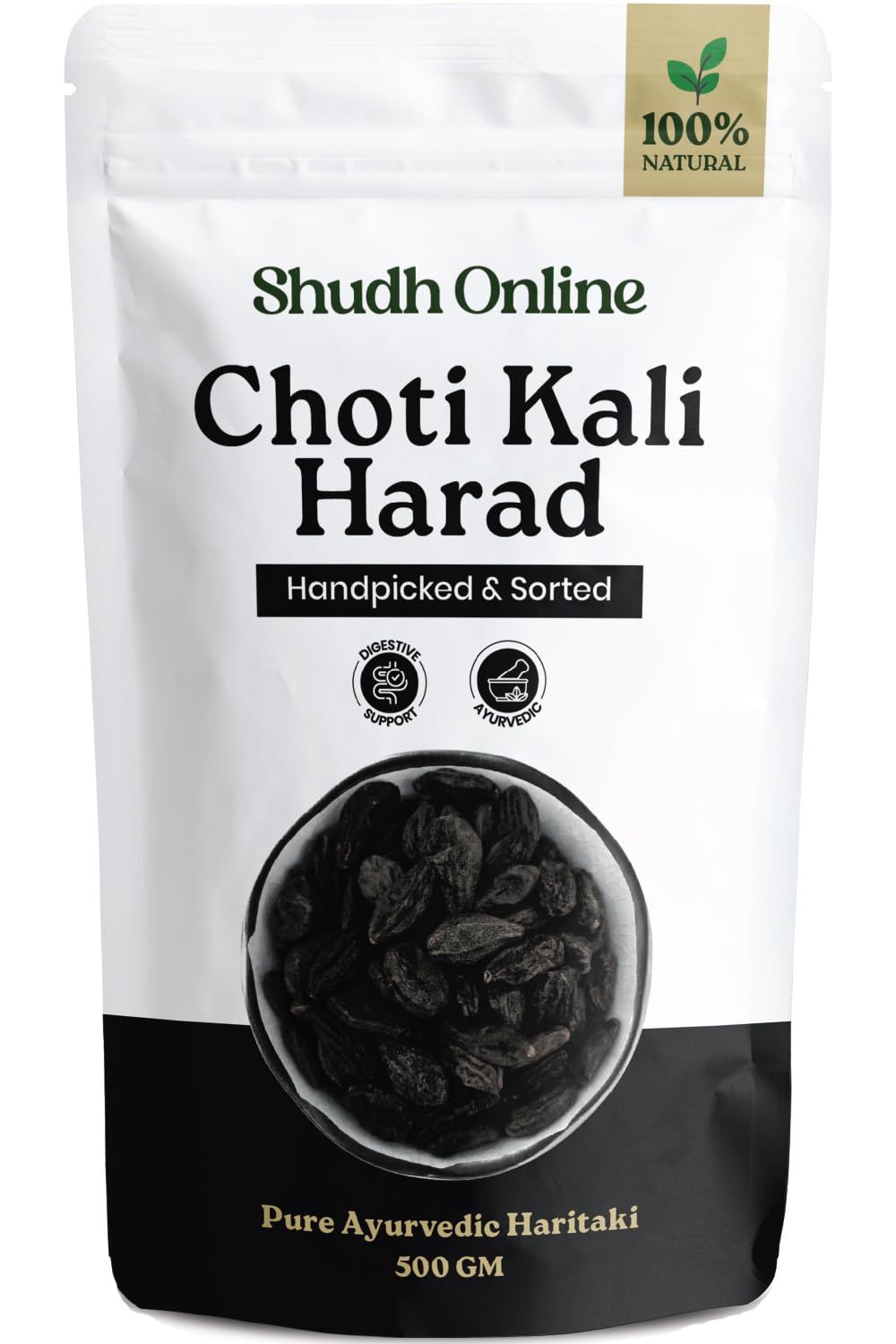 Shudh Online Choti Harad, Kali Harad, Desi Black Himej (1000 Grams / 1 Kg), Myrobalan, Terminalia Chebula — Amazon image 11
