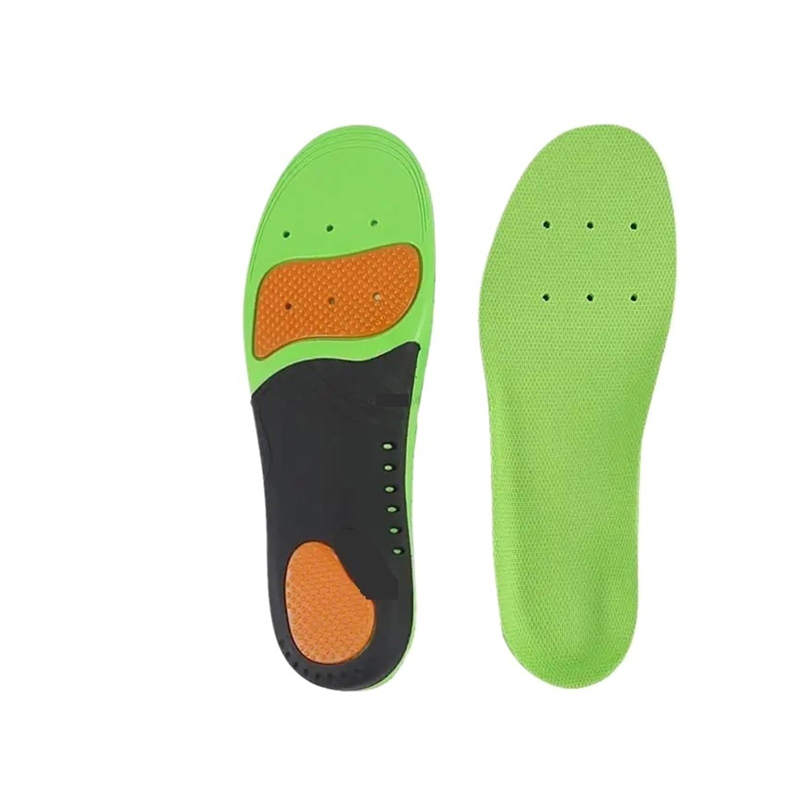 Plantillas ortopédicas Plantilla Plantar cómoda for plantillas ortopédicas for zapatos, pies, almohadilla for calzado deportivo, soporte for arco, suela de zapato, tamaño: 36-50(Green,EU48-50)