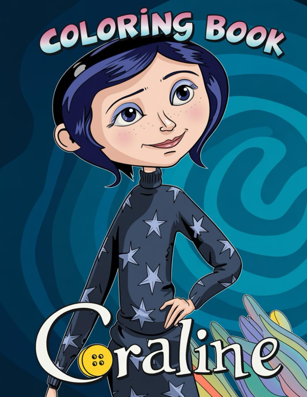 coloring book: Cartoon Characters Coloring Pages For Teens, Adults To Relax And Enjoy the Holiday | Presen Idea For Animation Lovers