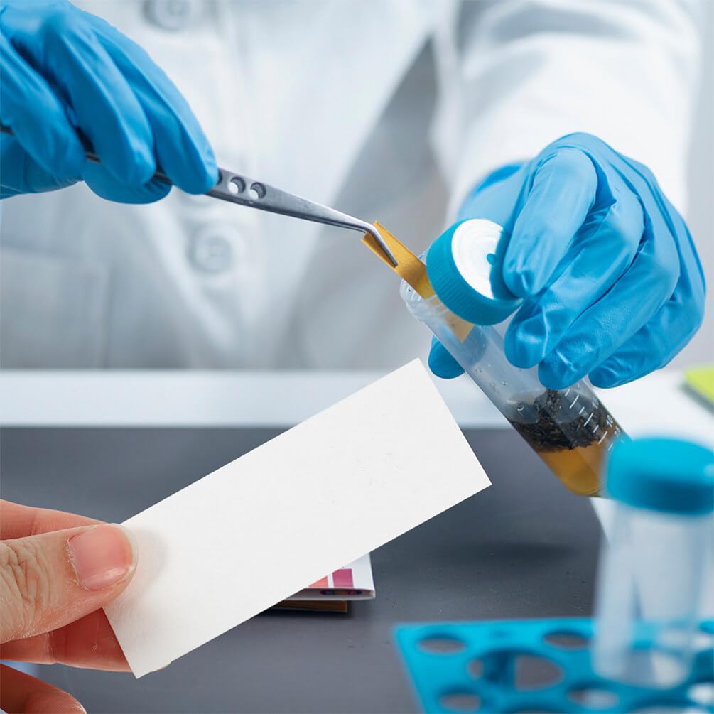 OUNONA 200 Stück Laborpapierstreifen Chromatographie-Papierstreifen Ptc-Testpapierstreifen Saugfähiges Filterpapier Pigmenttrennung Wissenschaftliches Experiment Papierstreifen