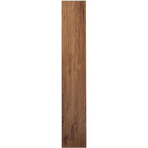Tivoli II Self Adhesive Vinyl Floor Planks, 10 Pack - 6" x 36", Medium Oak - Peel & Stick, DIY Flooring - Natural Wood Grain Feel for Kitchen, Dining Room & Bedrooms by Achim Home Decor