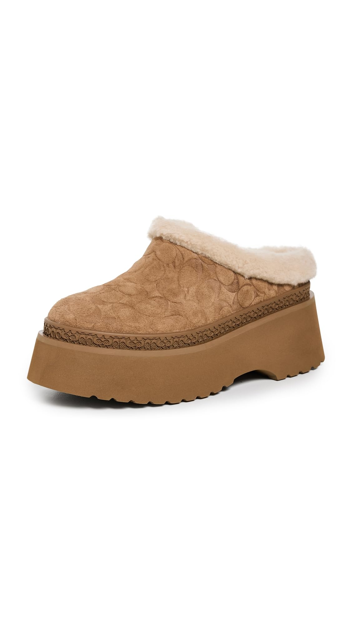 Coach Womens Cecilia Shearling Clog