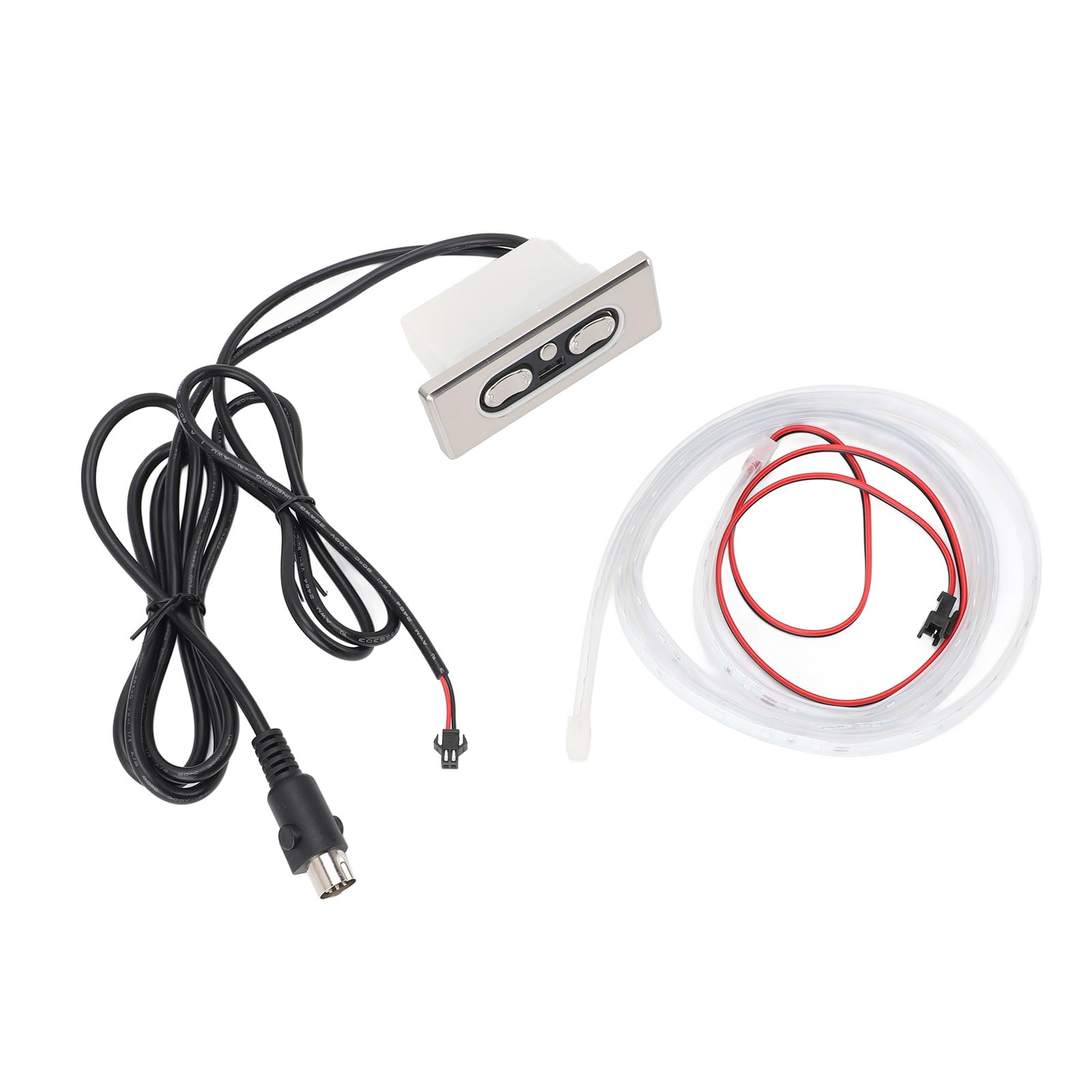Telecomando Manuale a 2 Pulsanti e 5 Pin, Telecomando Retroilluminato per Poltrone Elevabili, Poltrona Reclinabile Elettrica, Asta di Spinta CC, per Ascensore a 2 Motori con Barra Luminosa