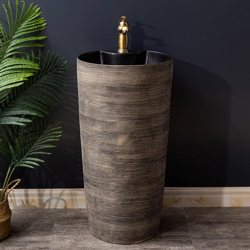 Ceramiczna Umywalka Łazienkowa Nablatowa, Umywalka Na Postumencie Do Domu I Hotelu, Stylowa Umywalka Nablatowa, Niezbędny Element Łazienki Ogrodowej, Elegancki Design