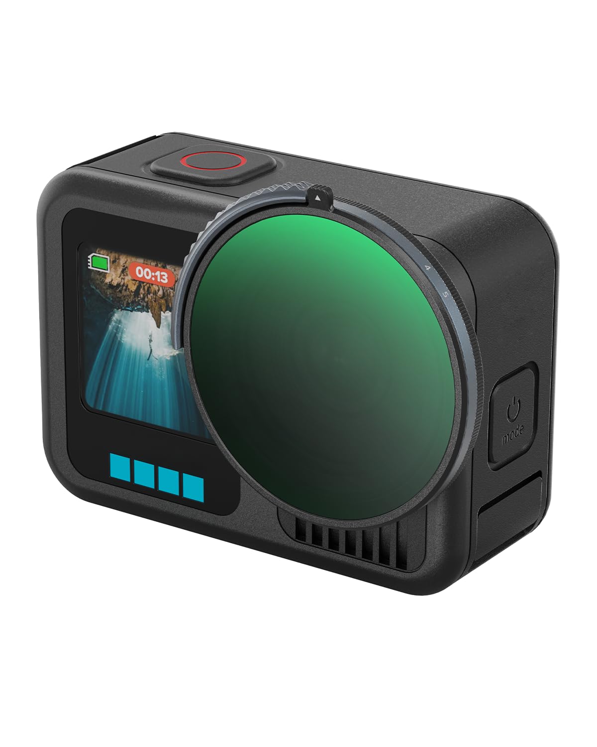SMALLRIG Filtre CPL et VND 3-5 pour GoPro Hero 13/12/11/10, Combinant ND8, ND16, ND32, Filtre CPL en Un Seul, Accessoires de filtres Polarisants à Densité Neutre, Verre Optique HD Multicouche