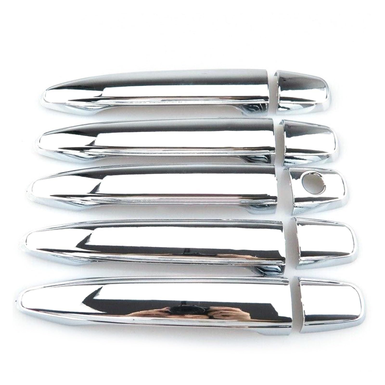 Poignées de porte extérieure rénovation coque chrome pour Prado J120 usé