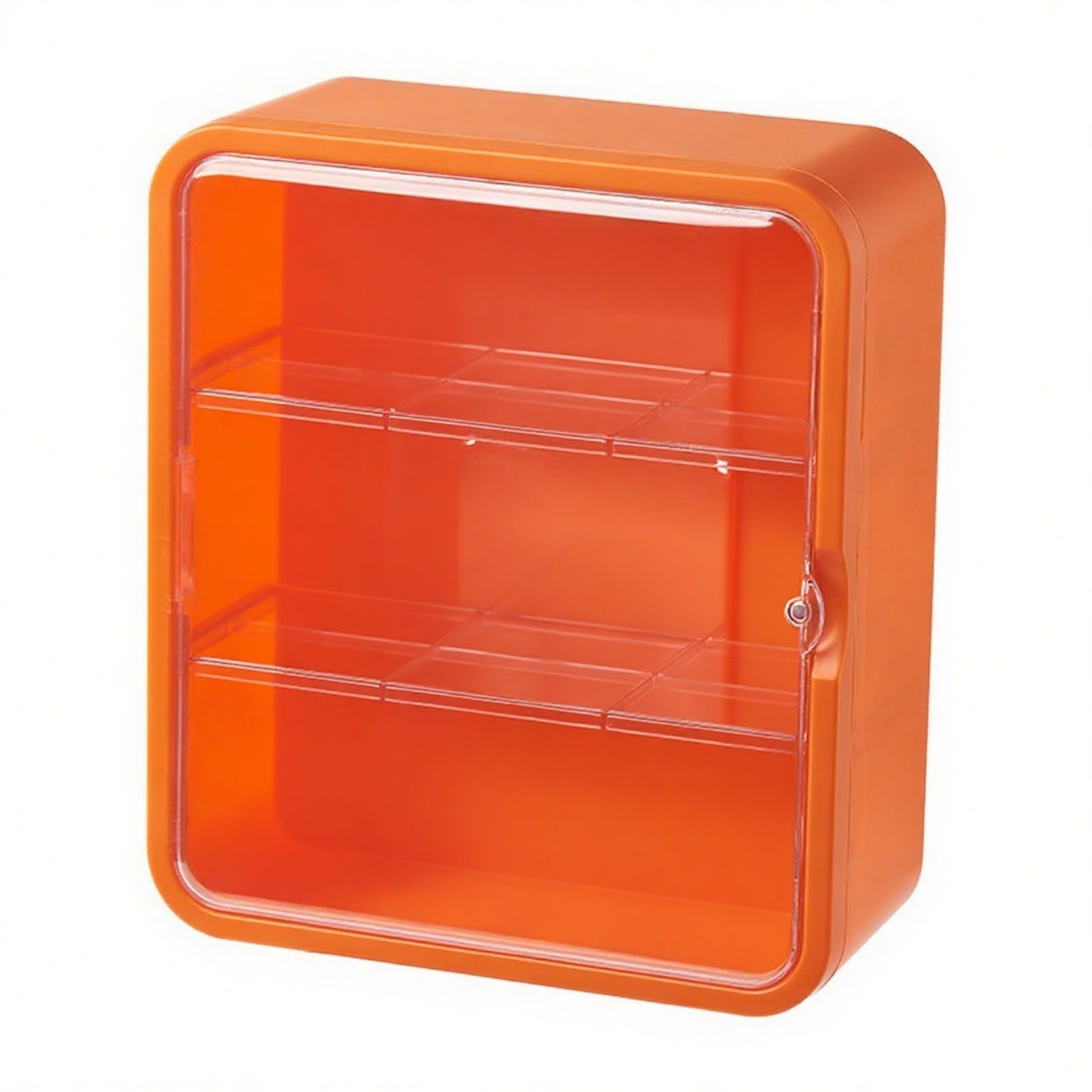 Wall Mounted Display Case for Collectibles Action Figures with Adjustable Shelves Clear Storage Organizers Wall Mounted Display Case